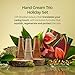 Natura - Brazilian Beauty Hand Cream Trio Holiday Gift Set – Travel Size, Brazil Nut, Tukumã & Cacau | 100% Vegan, Deep Nourishing Hand Creams Gift Box 1.4 oz (40g)