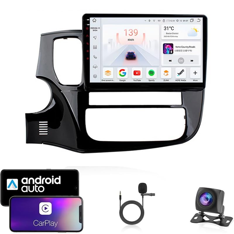 【Modelli applicabili】L'autoradio è compatibile per MITSUBISHI OUTLANDER 2013-2018. Touch screen LED da 9 pollici con alta risoluzione 1280x720. Supporta chiamate vivavoce Bluetooth, radio FM, navigazione su mappa, ingresso USB, lettore musicale, controllo del volante, telecamera di backup, ecc. Se hai domande, inviaci un'e-mail, ti aiuteremo a risolverle.