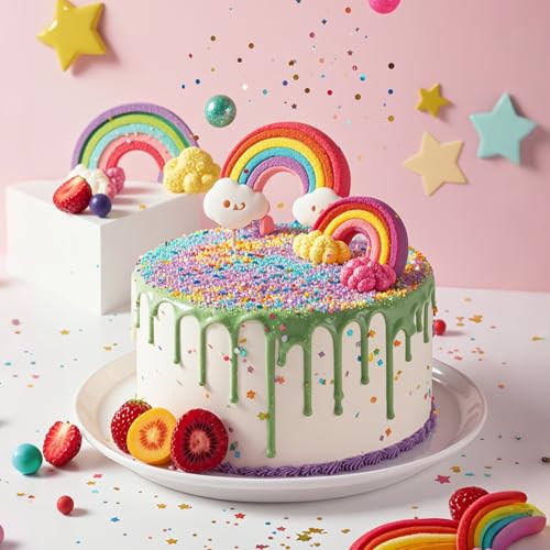 Essbarer Glitzer set 6 x 3g, 6 Farbenset Glitzerpuder Backglitzer für Getränke, Geschmacklos Essbare Glitzerpulver, Glitzer für Liköre, Cocktails, Torten, Pralinen, Dessertdekorationen