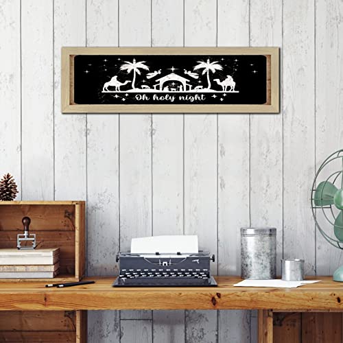 Décoration de table Nativité pour fenêtre et bureau