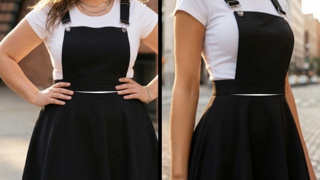 Amazon.com: YOINS Overall Pinafore Dresses for Women Adjustable Straps  Pleated Mini Cute Suspender Skirts Pinafore Dress-Black S : Clothing, Shoes  & Jewelry