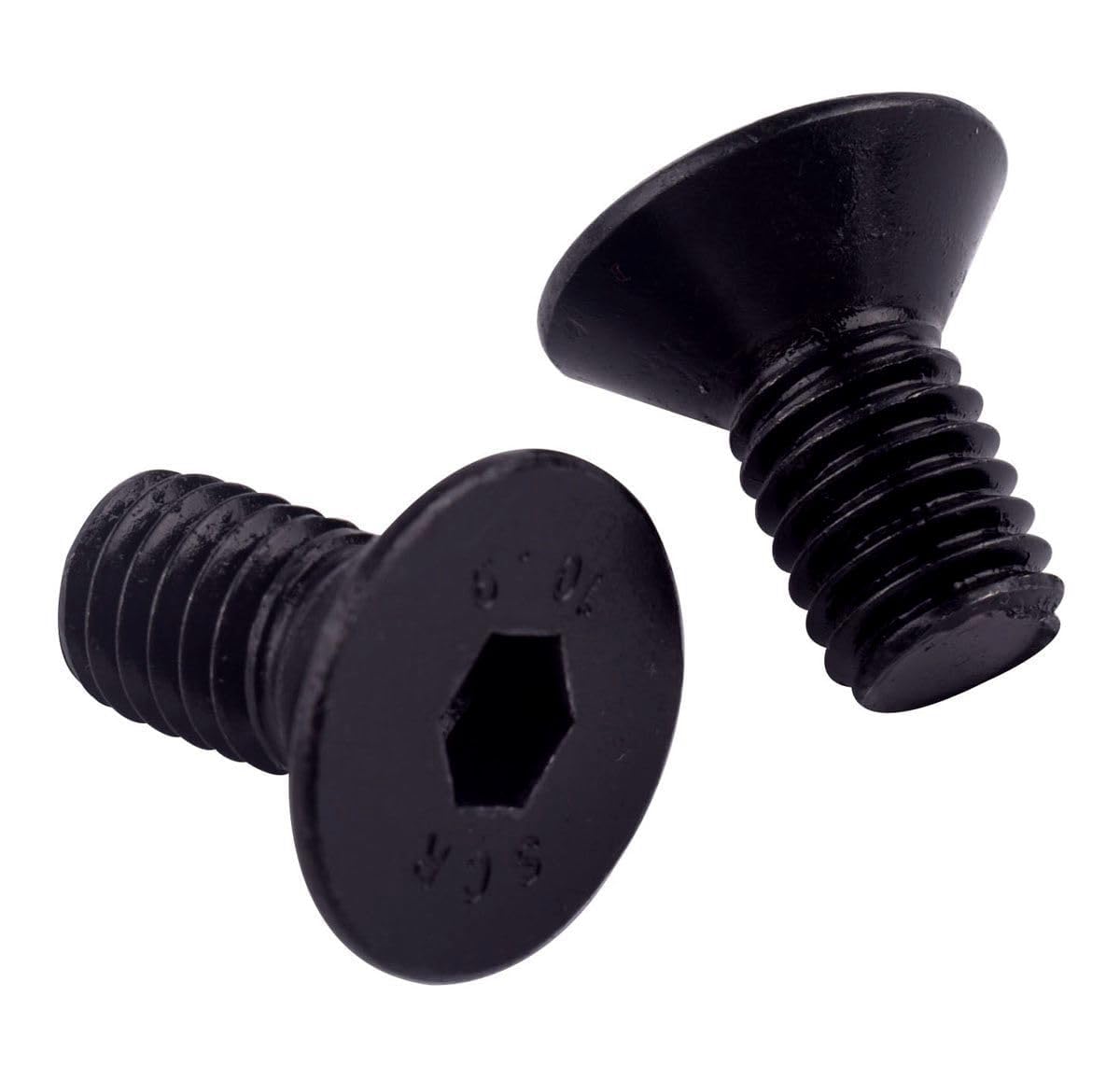 Aexit M3 X 35 Mm Tornillo Hexagonal Métrico Avellanado Tornillos De Cabeza Plana (model: I5915IV-7862JN) Tornillos 20PCS Negro