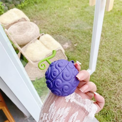 Image of Earbuds Cover for Airpods 3, Cute Silicone Protective Case Shell Anime Devil Fruit Style Compatible with Airpods 3 for Boys and Girls