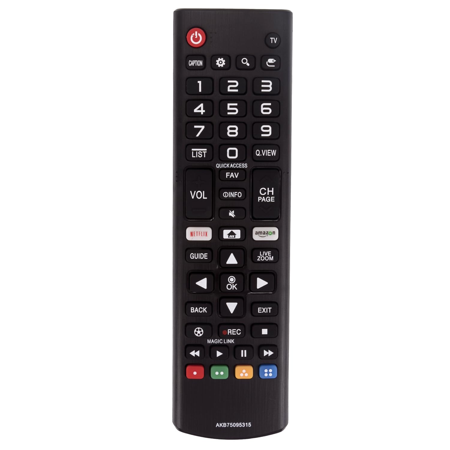 AULCMEET AKB75095315 Replacement Remote Control for LG TVs