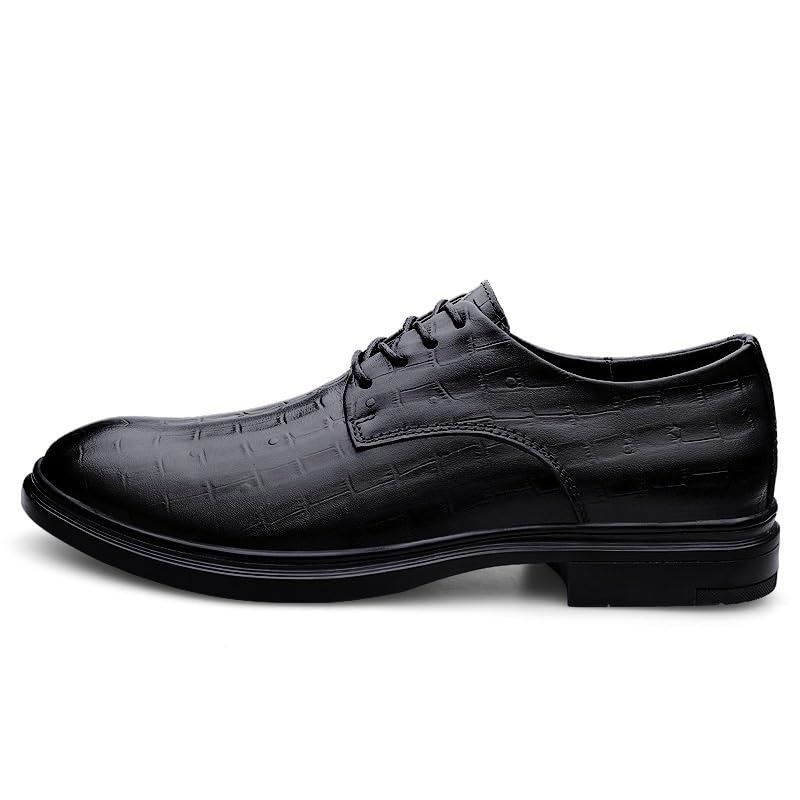 Dress Formal Shoes for Men's Italian Leather Fashion Lace Up Pointed Toe Non Slip Low Top Anti-Slip Wedding Office2