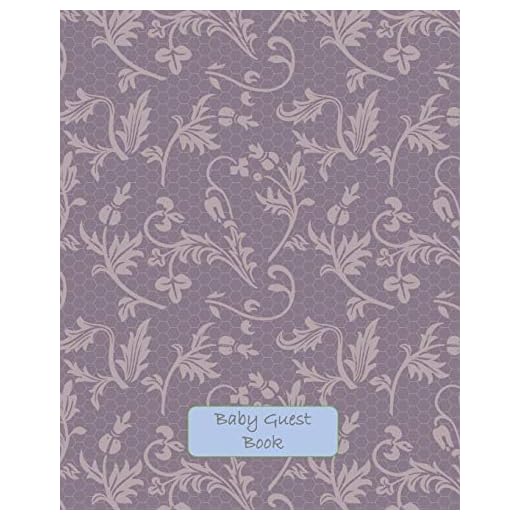 Baby Guest Book: Baby Shower and Christening Guest Book - Happy Memory Record - Gift Log - Aide Memoir Thank You List- Filligree Cover with Blue