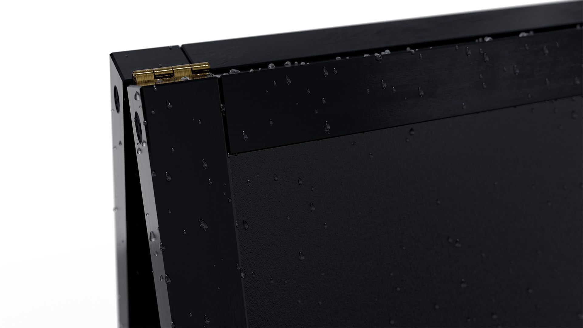 ALLboards Lavagna per gesso magnetica con cavalletto 150x61 cm RESISTENTE ALL'ACQUA - NERO