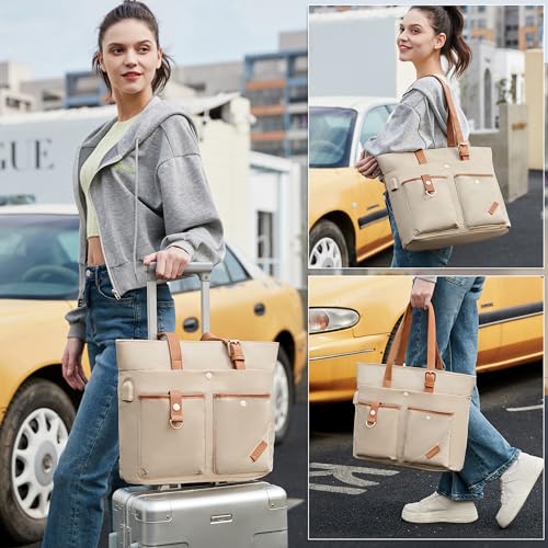 Bolso para laptop mujer 15.6 pulgadas con USB y nylon miniatura 2