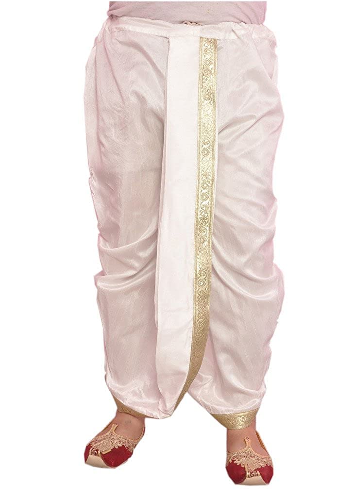 modern garments Uri and Mackenzie Men's Dupion Silk Dhoti-picture-43