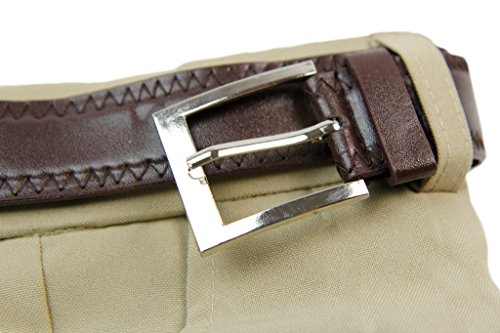 Vanghogh Boys Flat Front Dress Pants with Belt4