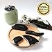 FUANKANG Gua Sha Massage Tools, 4 Pcs Jade Massager, Facial & Body Scraping Massage Therapy Tool