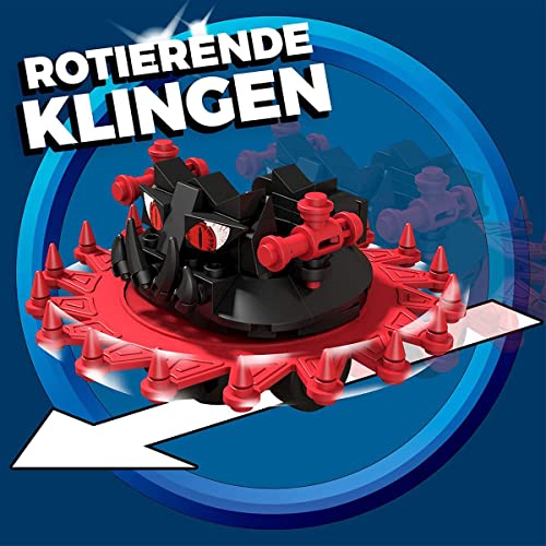 Maîtres de l'Univers Mega Construx, Tigre de Combat Contre Roton à Construire, 171 pièces, Jeu de Briques de Construction, 8 Ans et Plus, GPH23