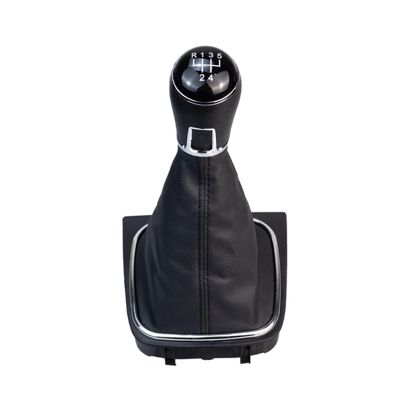 AMYALIN Car Gear Shift Knob for VW for Golf 6 for Jetta MK6 2010-2014 Manual Gear Shift Knob Shifter Lever Head Vehicle Replacement Parts(for 5 Speed)