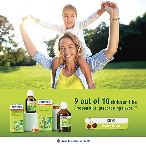 Image of Prospan /Abrilar Kids Cough Syrup + Mucus with Proprietary Ivy Leaf Extract EA575 - Soothes Cough, Mucus Relief, No Sugar, Non-Drowsy, Alcohol-Free, Drug-Free - 100 mL