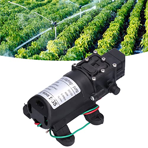 TICFOX DC 12V 5L/min High Pressure Self Priming Pump Diaphragm Water Pump with Built-in Pressure Switch for Car Washing Boat Cleaning and Garden Watering - Image 2