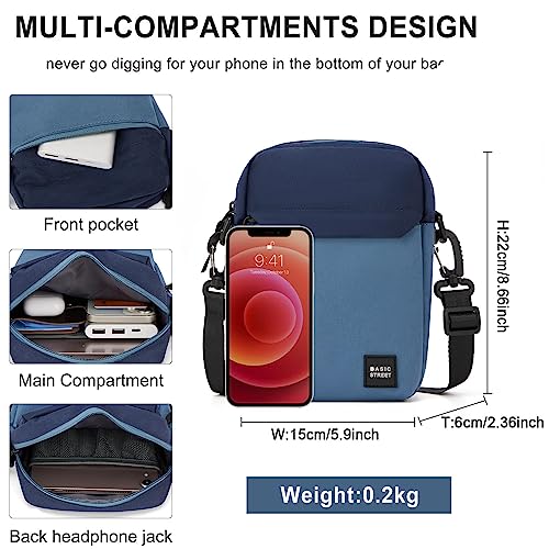Mini Crossbody Bag Shoulder Bag for Men, Small Messenger Satchel Bag for Women3