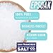 Epsoak Epsom Salt 19 lb. Bulk Bag Magnesium Sulfate USP