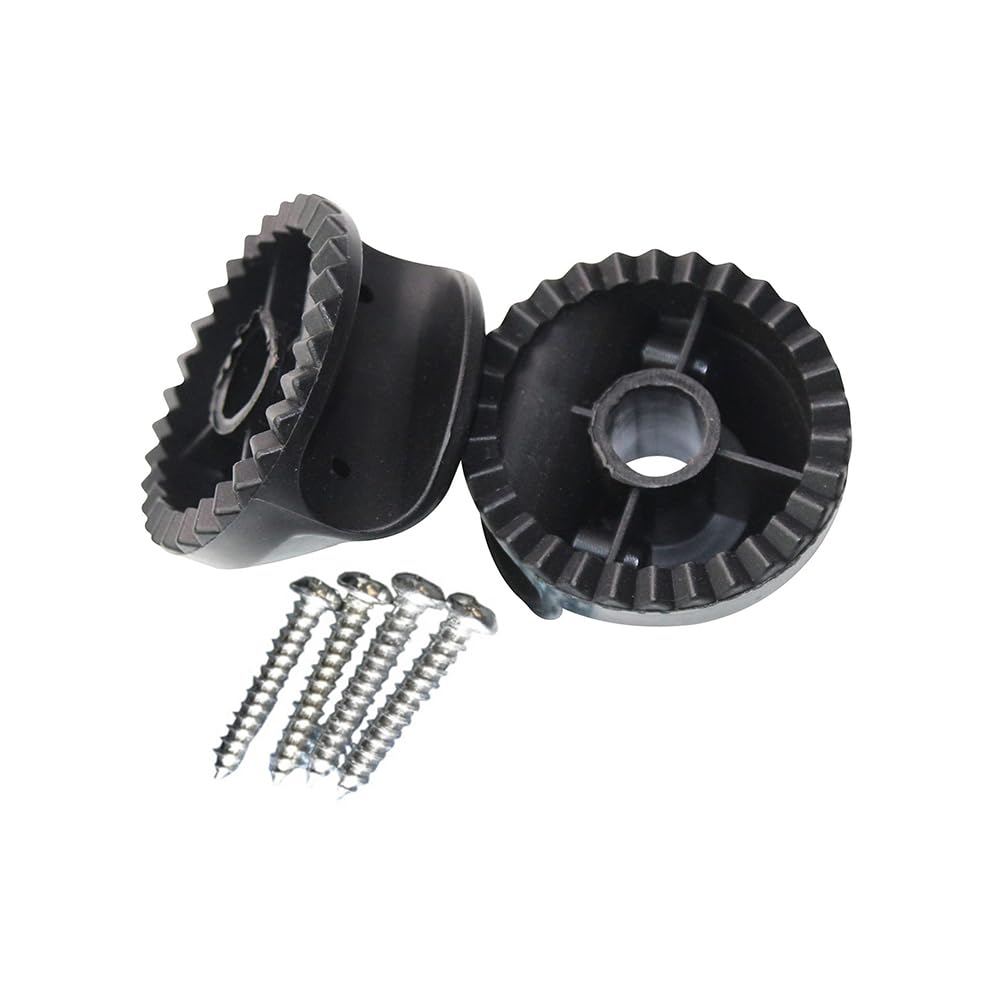 Set 3 Pezzi Accessori Altalena Giardino - Plastic, Regolazione Inclinazione, Nero