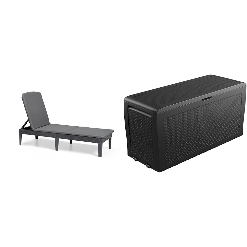 Contenitore Refrigerante Keter Allibert &ndash; 40 L Con Cubetti Di Ghiaccio, In Plastica Resistente Agli Agenti Atmosferici, Grafite, 42x42x41 Cm