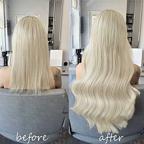 Sunpals Tape In Hair Extensions Human Hair Platinum Blonde Real Human Extensions Tape In Thick For Short Hair Skin Weft Blonde Tape On Extensions 12 Inch 40G/20Pcs #TOP17
