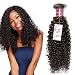 Unice 8A Brazilian Virgin Hair 1 Bundle of Curly Hair Unprocessed Human Hair Weave Extensions Natural Color 95-100g/pc (16inch)