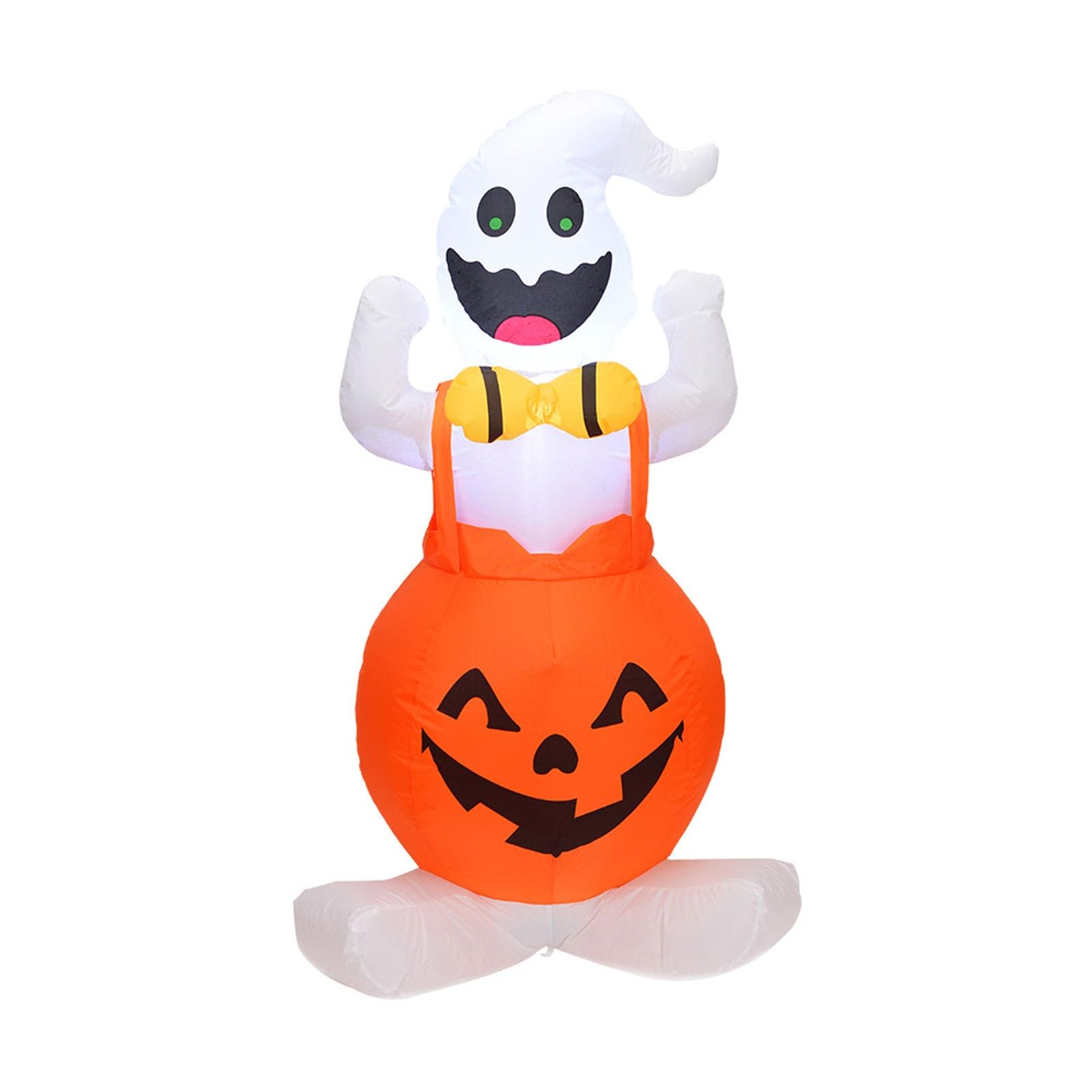 1,2M Fantasma e Zucca Gonfiabili Halloween, Decorazione Halloween con LED
