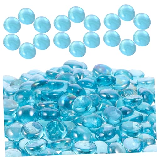 Cabilock Aquarium Stones for Aquascaping 1kg Bag of Decorative Gravel Tank Rocks Gravel