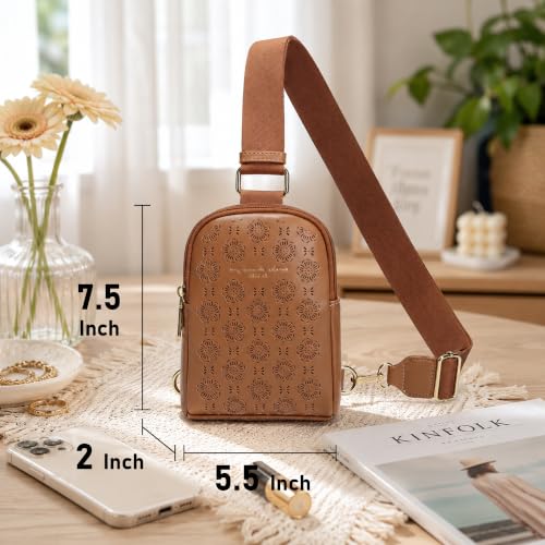 Image of INICAT Lightweight Small Crossbody Sling Bag for Women | Mini Travel Purse,Multi-pocket with Card Slots,Durable Vegan Leather,Everyday Carry