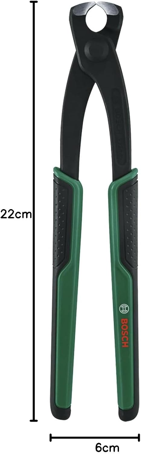 Bosch Montaj pensesi 225 mm (krom vanadyumdan sağlam ve hassas montaj pensesi; çift sertleştirilmiş kesim; kolay açılır; ergonomik yumuşak sap)
