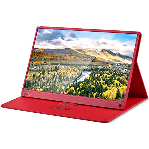 TOPOSH Portable Monitor 15.6 inch USB Type-C Portable Computer Display Full HD 1080P