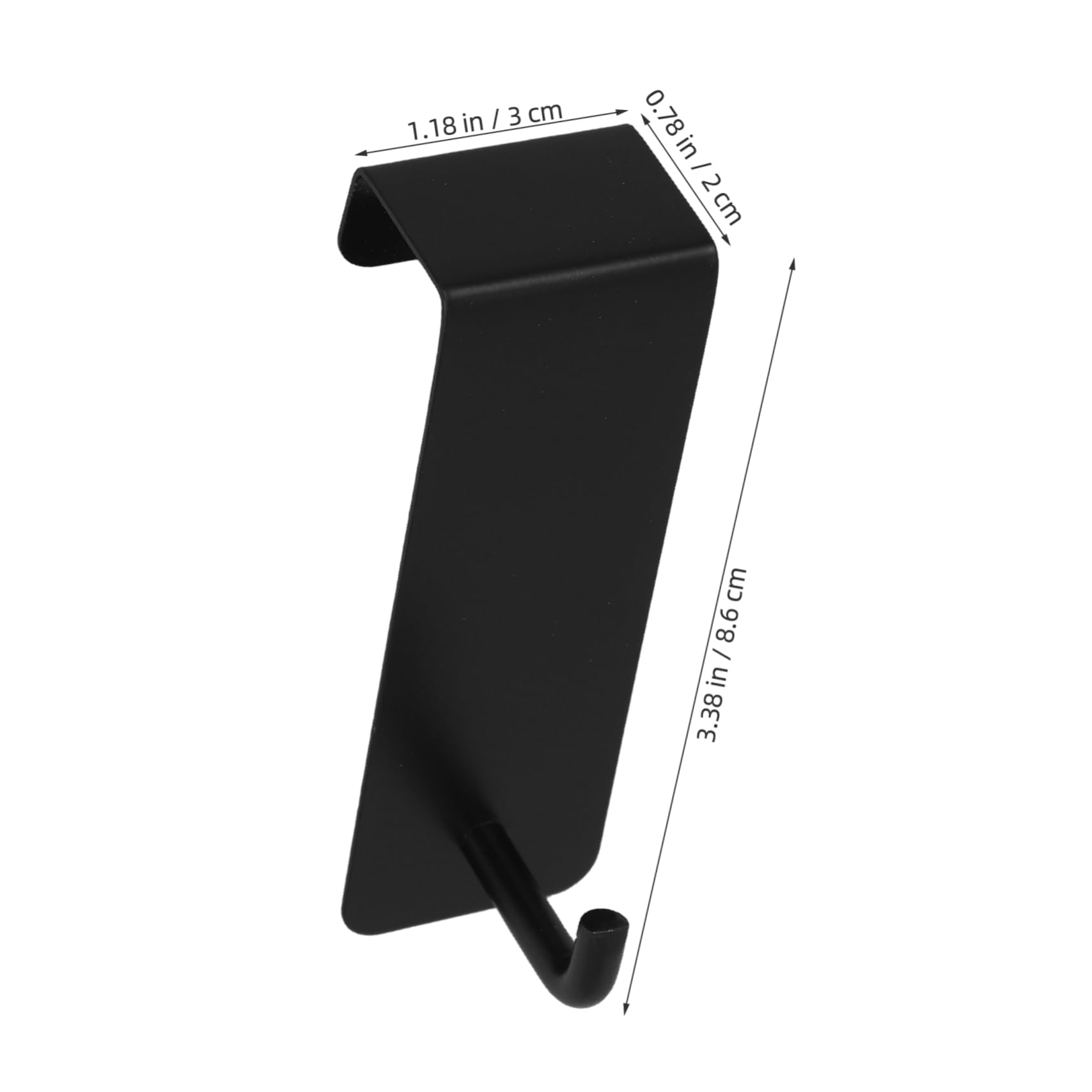 POPETPOP 3pcs Over The Door Hooks Sturdy Metal Hangers for Towels Coats Bags Versatile Storage for Bathroom Kitchen Garage Office and Dormitories