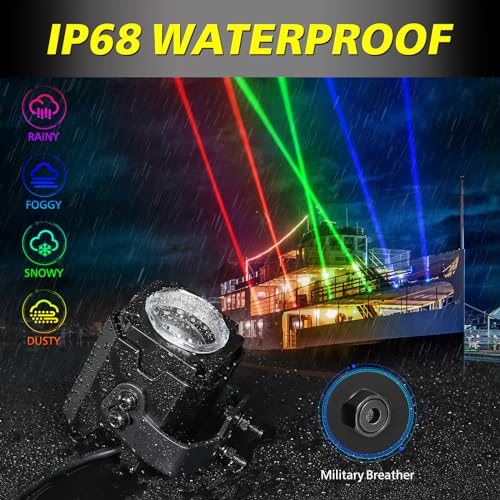 Image of RGBW Whipless LED Whip Lights Kit w /Remote Switch