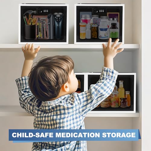 Boîte de sécurité à code empilable et aérée sans BPA de 12,6L - 5