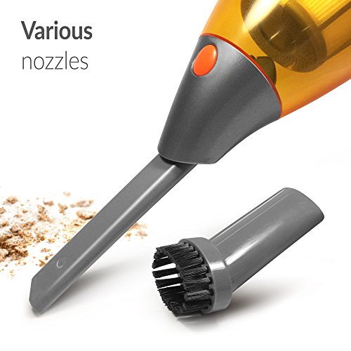 Kensun Cordless Car Vacuum Cleaner Ac/Dc For Home & Car Cleaning (110V & 12V) Portable Hand Held 100W High Power #TOP5