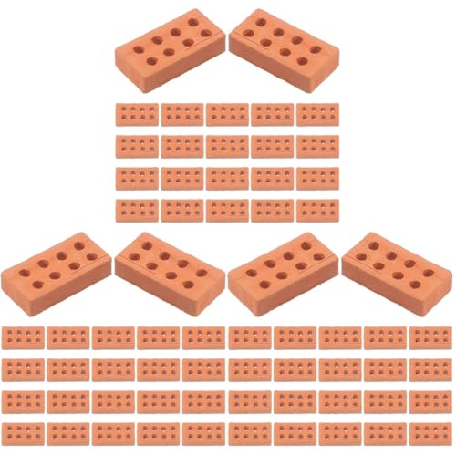 HAPINARY 150 Piezas De Ladrillos De Construcción, Ladrillos De Pared Falsos, Modelo De Ladrillo De Pared, Ladrillos Apilables, Modelos De Ladrillos De Juguete, Modelos De Ladrillos De Mesa