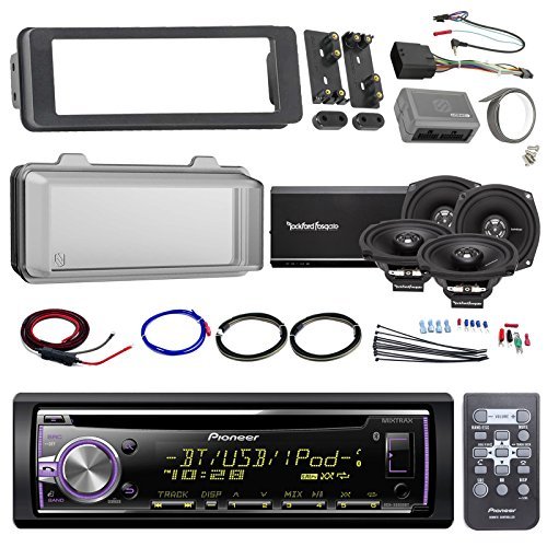Buy Harley Audio Package Of Pioneer DEHX6800BT Bluetooth CD MP3 Stereo