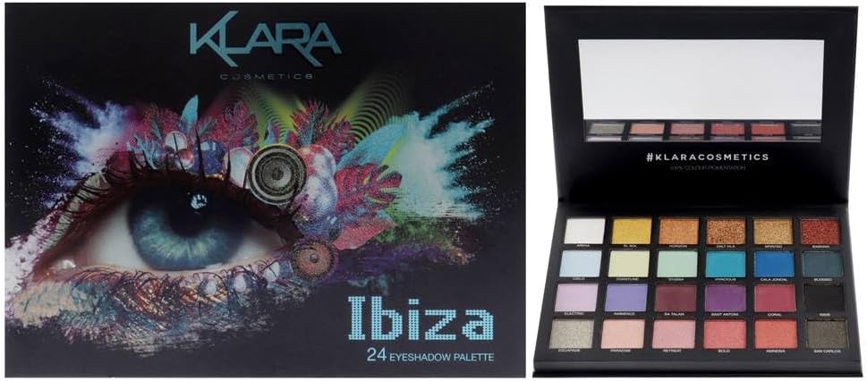 24 Eyeshadow Palette - Ibiza by Klara for Women - 1.68 oz Eye Shadow
