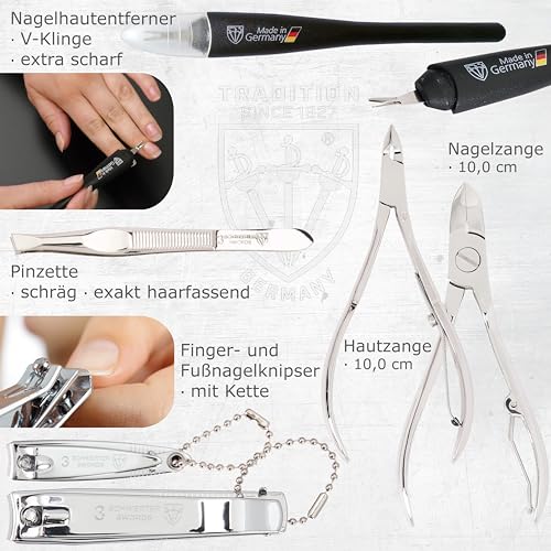 Kit de manucure de voyage Spezia 10 outils avec étui menthe compact - 3