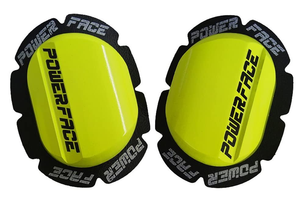 Power Face legno ginocchiere – Classic, giallo neon