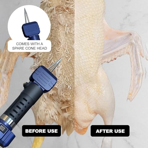 Máquina para desplumar aves de mano recargable e impermeable portátil 3