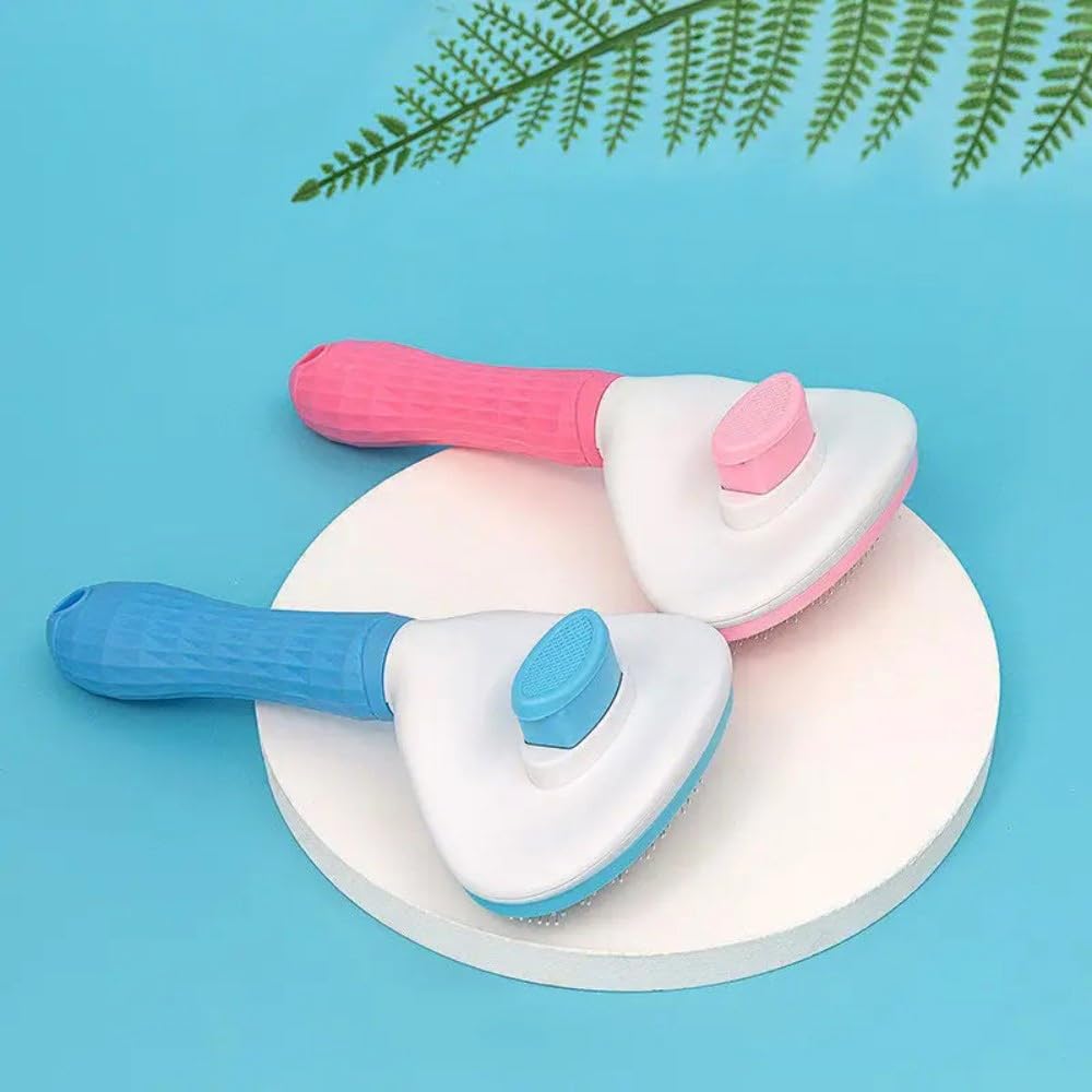 Brosse De Toilettage pour Animaux | Peignage Doux Des Poils Emêlés Et Morts, Outil De Toilettage Pour Animaux À Poils Longs(Pink)