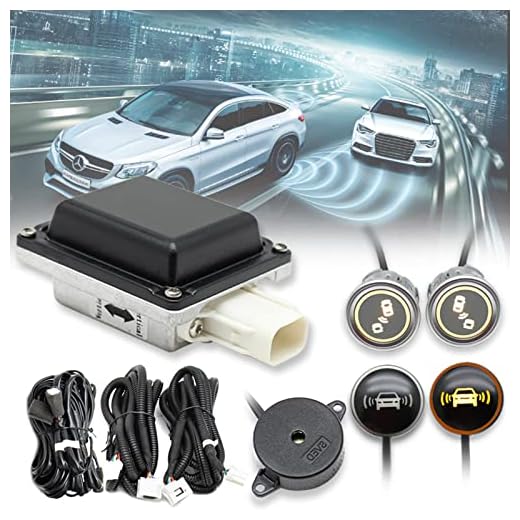 EWAY Car Microwave Blind Spot Radar Detectors Sensor System Auto Safety Monitoring Assistant BSD LCA ODW RCTA for SUVs Trucks RVs