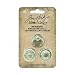 Mini Hardware by Tim Holtz Idea-ology, Antique Nickel Finish, Approximately 7/8 Inch Each, 3 Knobs (TH93571)