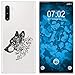 Produktbild PhoneNatic Case kompatibel mit Samsung Galaxy Note 10 Silikon-Hülle Floral Wolf M3-1