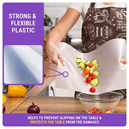 Disposable Plastic Cutting Board Sheets For Bbq & Camping – Large Flexible Chopping Boards – Cutting Mats For Kitchen And Outdoor 32' #TOP4