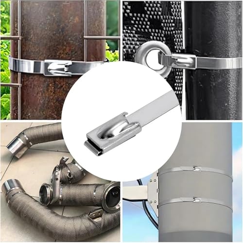 Collier de serrage en acier inoxydable ultra-robuste pour fixation extérieure - 6