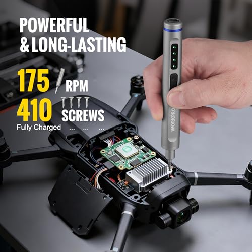 WORKPRO Mini Electric Screwdriver with Magnetize - image 2