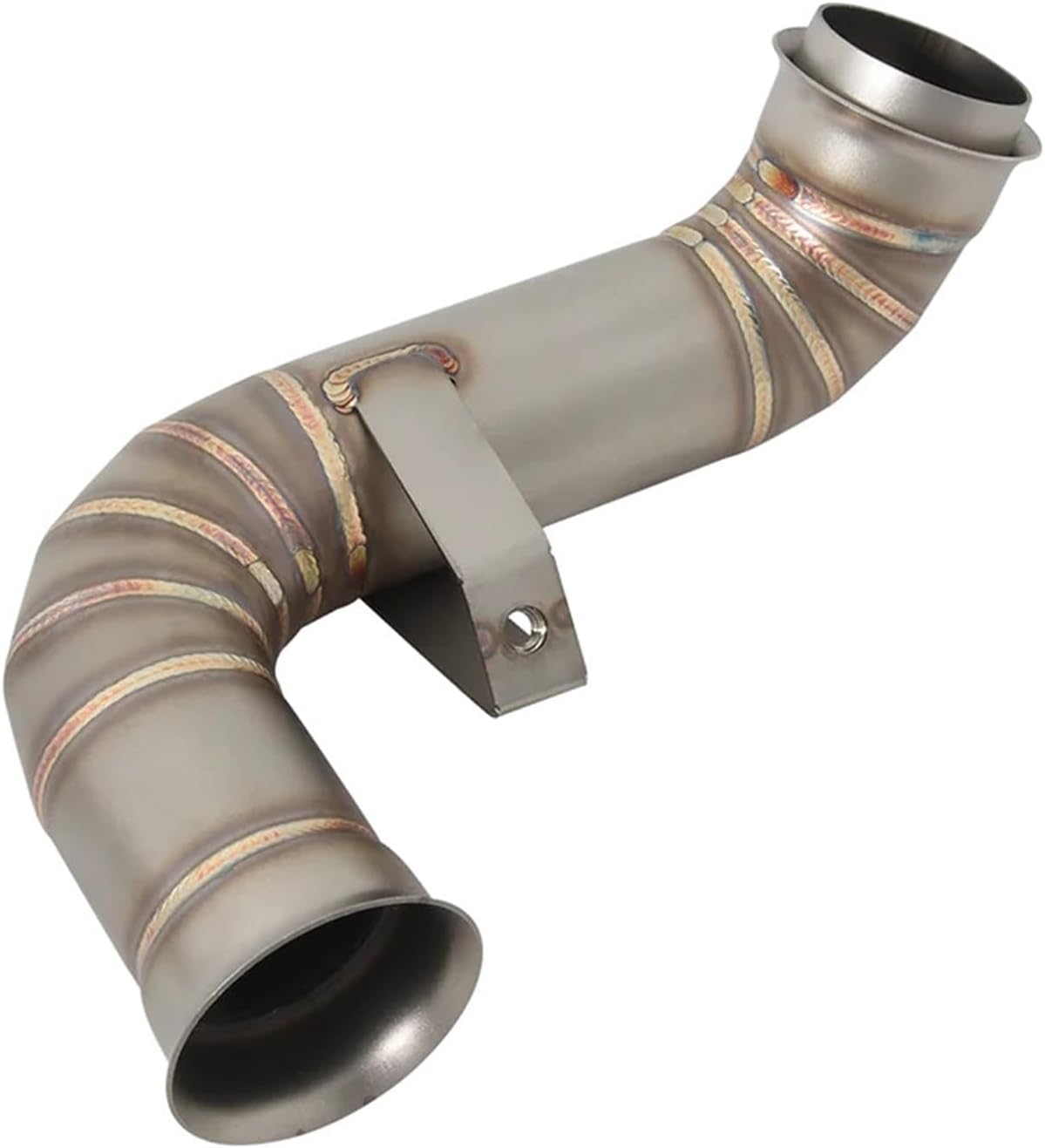 バイクマフラー CFMOTO 800NK 51MM 2023-2024 マフラー スリップオン オートバイ排気接続ミッドリンクパイプ スリップオン  CFMOTO 800NK 800 NK 800 2023 オートバイ バイク 排気 エスケープ 51MM コネクティングミドルリンク パイプ  オートバイ バイク エスケープ ... 800NK NK800 オートバイ用スリップオン排気エスケープモトシステムミドルリンクパイプ接続マフラーステンレススチール(A)