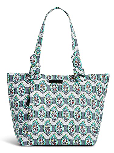Vera Bradley Hadley East West Tote, Signature Cotton, Paisley Stripes/Multi