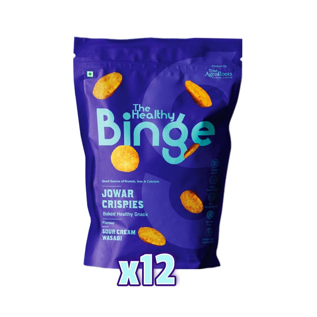 Buy The y Binge Baked Chips Snacks Jowar Crispies Protein & Fibre
